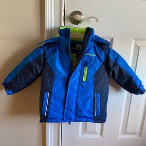 Toddler boy snow jacket